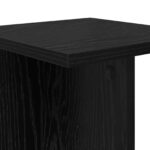 vidaXL Stojan na rastliny 2 pcs Čierny Dub 25 x 25,5 x 80,5 cm – Obrázok 9