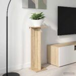 vidaXL Stojan na rastliny Sonoma dub 25 x 25,5 x 80,5 cm