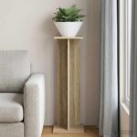 vidaXL Stojan na rastliny Sonoma dub 25 x 25,5 x 80,5 cm – Obrázok 4