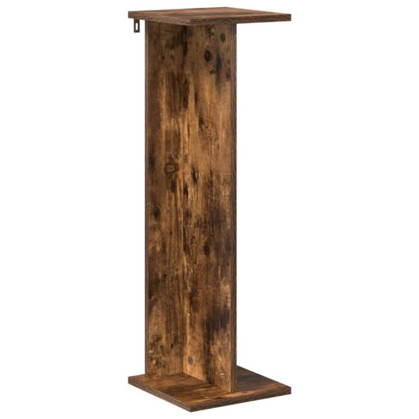 vidaXL Stojan na rastliny Údený Dub 25 x 25,5 x 80,5 cm – Obrázok 2