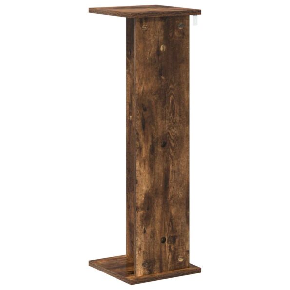 vidaXL Stojan na rastliny Údený Dub 25 x 25,5 x 80,5 cm – Obrázok 7