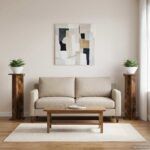 vidaXL Stojan na rastliny 2 pcs Údený Dub 25 x 25,5 x 80,5 cm – Obrázok 4