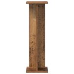 vidaXL Stojan na rastliny Staré drevo 25 x 25,5 x 80,5 cm – Obrázok 5