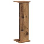 vidaXL Stojan na rastliny Staré drevo 25 x 25,5 x 80,5 cm – Obrázok 7