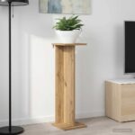 vidaXL Stojan na rastliny Remeselný Dub 25 x 25,5 x 80,5 cm – Obrázok 4