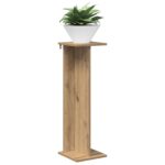 vidaXL Stojan na rastliny 2 pcs Remeselný Dub 25 x 25,5 x 80,5 cm – Obrázok 3