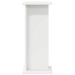 vidaXL Stojan na rastliny Biely 25 x 25,5 x 60,5 cm Konštruované drevo – Obrázok 6