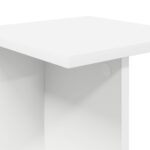 vidaXL Stojan na rastliny Biely 25 x 25,5 x 60,5 cm Konštruované drevo – Obrázok 8