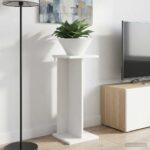 vidaXL Stojan na rastliny 2 pcs Biely 25 x 25,5 x 60,5 cm