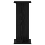vidaXL Stojan na rastliny 2 pcs Čierny Dub 25 x 25,5 x 60,5 cm – Obrázok 6