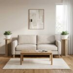 vidaXL Stojan na rastliny 2 pcs Sonoma dub 25 x 25,5 x 60,5 cm