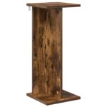 vidaXL Stojan na rastliny Údený Dub 25 x 25,5 x 60,5 cm – Obrázok 2