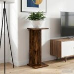 vidaXL Stojan na rastliny Údený Dub 25 x 25,5 x 60,5 cm – Obrázok 4