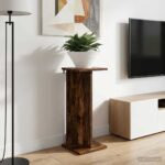 vidaXL Stojan na rastliny 2 pcs Údený Dub 25 x 25,5 x 60,5 cm – Obrázok 4