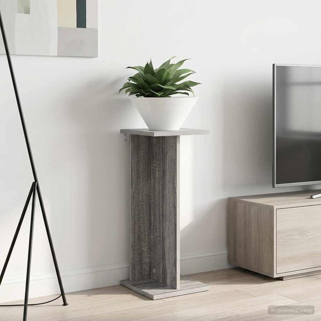 899668_1.jpg vidaXL Stojan na rastliny Sivá Sonoma 25 x 25,5 x 60,5 cm – Obrázok 1
