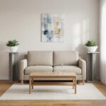 vidaXL Stojan na rastliny 2 pcs Sivá Sonoma 25 x 25,5 x 60,5 cm