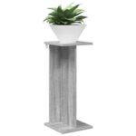 vidaXL Stojan na rastliny 2 pcs Sivá Sonoma 25 x 25,5 x 60,5 cm – Obrázok 3