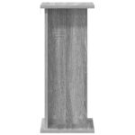 vidaXL Stojan na rastliny 2 pcs Sivá Sonoma 25 x 25,5 x 60,5 cm – Obrázok 7