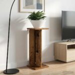 vidaXL Stojan na rastliny 2 pcs Staré drevo 25 x 25,5 x 60,5 cm