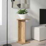 vidaXL Stojan na rastliny Remeselný Dub 25 x 25,5 x 60,5 cm – Obrázok 4