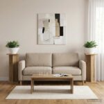 vidaXL Stojan na rastliny 2 pcs Remeselný Dub 25 x 25,5 x 60,5 cm – Obrázok 4