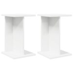 vidaXL Stojan na rastliny 2 pcs Biely 25 x 25,5 x 40,5 cm – Obrázok 2