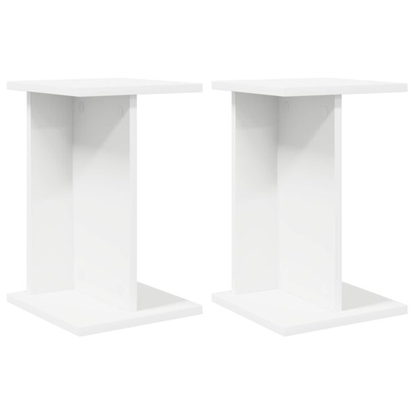 vidaXL Stojan na rastliny 2 pcs Biely 25 x 25,5 x 40,5 cm – Obrázok 2