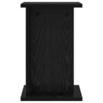 vidaXL Stojan na rastliny 2 pcs Čierny Dub 25 x 25,5 x 40,5 cm – Obrázok 7