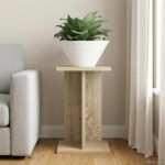 vidaXL Stojan na rastliny Sonoma dub 25 x 25,5 x 40,5 cm