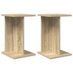 vidaXL Stojan na rastliny 2 pcs Sonoma dub 25 x 25,5 x 40,5 cm – Obrázok 2