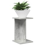 vidaXL Stojan na rastliny 2 pcs Betónovo Sivá 25 x 25,5 x 40,5 cm – Obrázok 3