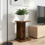 vidaXL Stojan na rastliny Údený Dub 25 x 25,5 x 40,5 cm – Obrázok 4