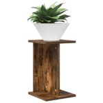 vidaXL Stojan na rastliny 2 pcs Údený Dub 25 x 25,5 x 40,5 cm – Obrázok 3