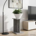 vidaXL Stojan na rastliny Sivá Sonoma 25 x 25,5 x 40,5 cm – Obrázok 4