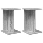 vidaXL Stojan na rastliny 2 pcs Sivá Sonoma 25 x 25,5 x 40,5 cm – Obrázok 2