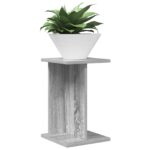 vidaXL Stojan na rastliny 2 pcs Sivá Sonoma 25 x 25,5 x 40,5 cm – Obrázok 3