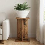 vidaXL Stojan na rastliny Staré drevo 25 x 25,5 x 40,5 cm – Obrázok 4