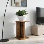 vidaXL Stojan na rastliny 2 pcs Staré drevo 25 x 25,5 x 40,5 cm