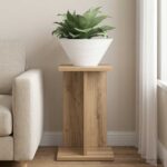 vidaXL Stojan na rastliny Remeselný Dub 25 x 25,5 x 40,5 cm – Obrázok 4