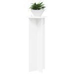 vidaXL Stojan na rastliny 2 pcs Biela Ø40 x 100 cm Kompozitné drevo – Obrázok 3