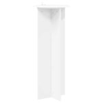 vidaXL Stojan na rastliny 2 pcs Biela Ø40 x 100 cm Kompozitné drevo – Obrázok 5