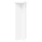 vidaXL Stojan na rastliny 2 pcs Biela Ø40 x 100 cm Kompozitné drevo – Obrázok 8