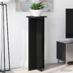 vidaXL Stojan na rastliny 2 pcs Čierna Ø40 x 100 cm Kompozitné drevo