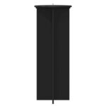 vidaXL Stojan na rastliny 2 pcs Čierna Ø40 x 100 cm Kompozitné drevo – Obrázok 6