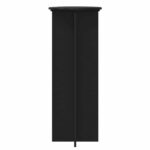 vidaXL Stojan na rastliny 2 pcs Čierna Ø40 x 100 cm Kompozitné drevo – Obrázok 7