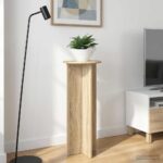 vidaXL Stojan na rastliny 2 pcs Dub sonoma Ø40 x 100 cm – Obrázok 4