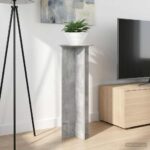 vidaXL Stojan na rastliny 2 pcs Betónovo sivá Ø40 x 100 cm
