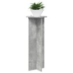 vidaXL Stojan na rastliny 2 pcs Betónovo sivá Ø40 x 100 cm – Obrázok 3