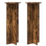 vidaXL Stojan na rastliny 2 pcs Dymový dub Ø40 x 100 cm – Obrázok 2