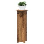 vidaXL Stojan na rastliny 2 pcs Staré drevo Ø40 x 100 cm – Obrázok 3